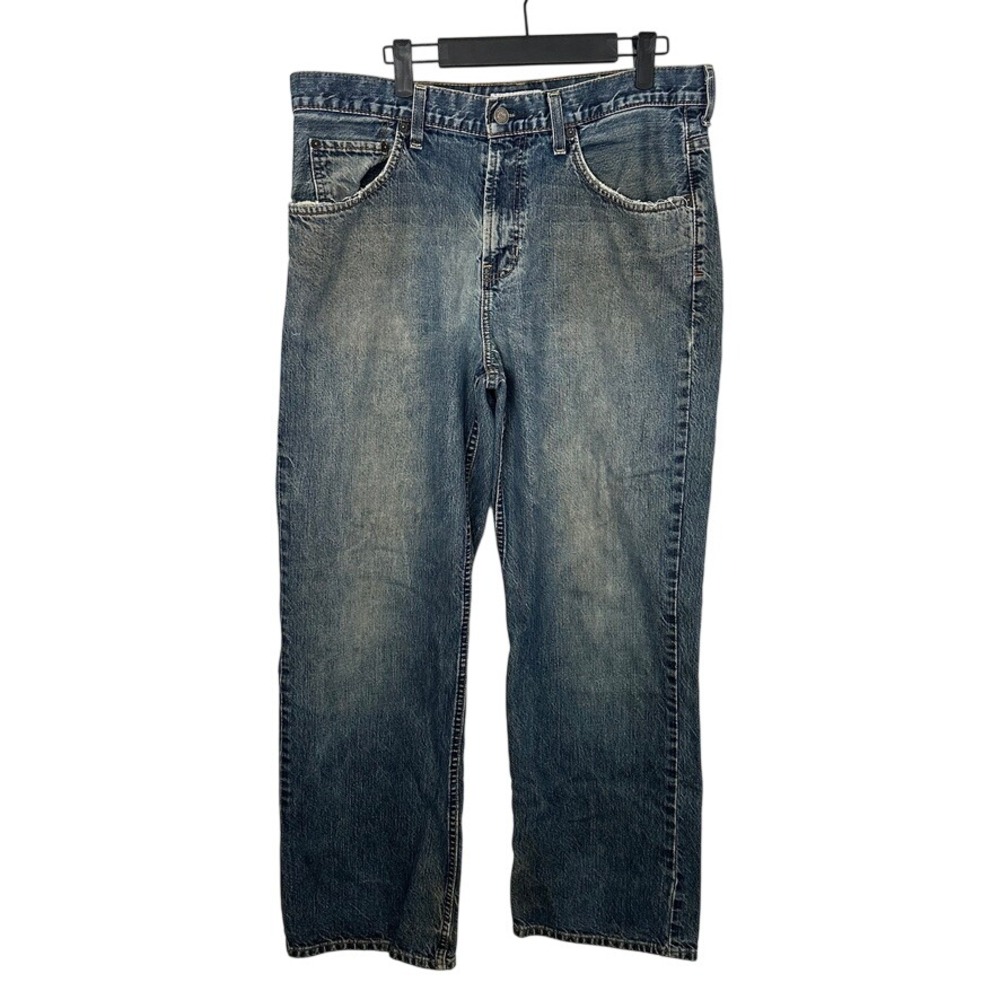 Bullhead Denim Co Hammonds Loose Fit Jeans Mens 34x32 Blue Medium Wash Y2K Baggy